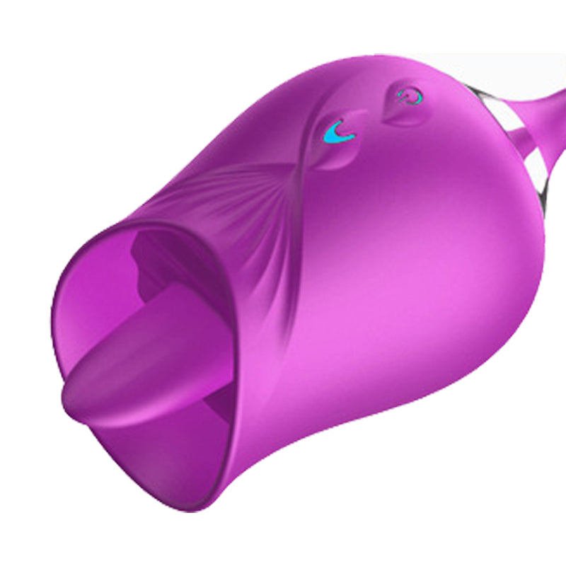 purple tongue vbrator
